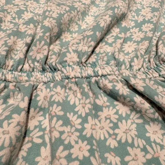 Lands' End Blue Floral Daisy fit and flaire tunic - Kids size XS - Picture 4 of 4